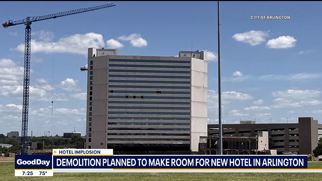 Sheraton Hotel in Arlington to be demolished Saturday