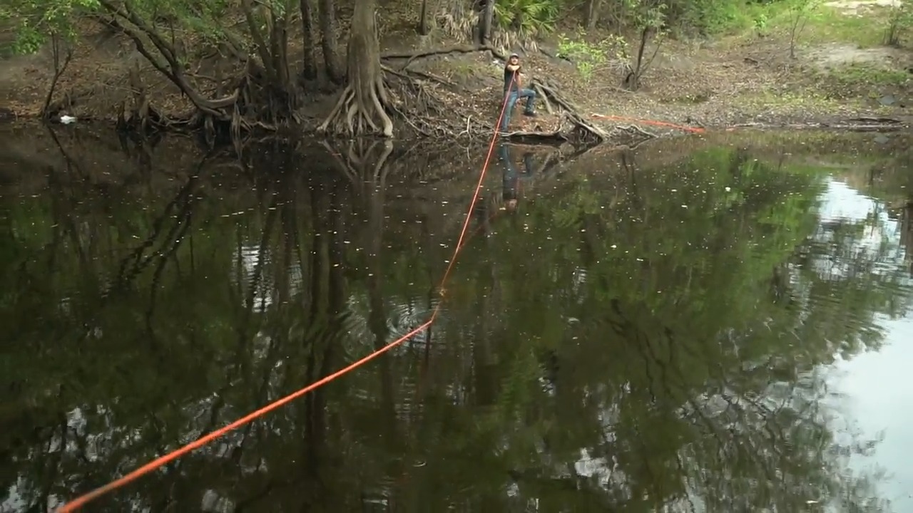 They were searching for guns - instead, the river gave them a knife and ...