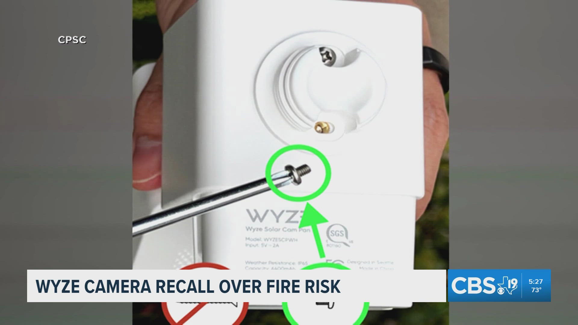 Wyze recalls 320,000 solar security cameras over fire risk
