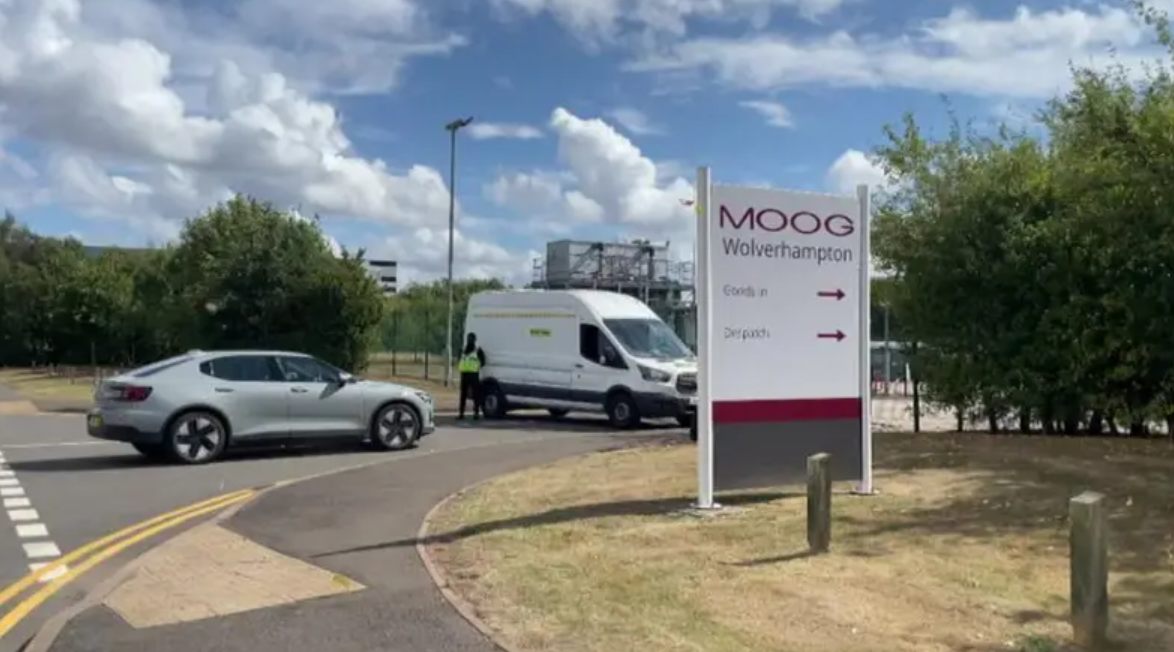 War protesters filmed attacking factory, jury told