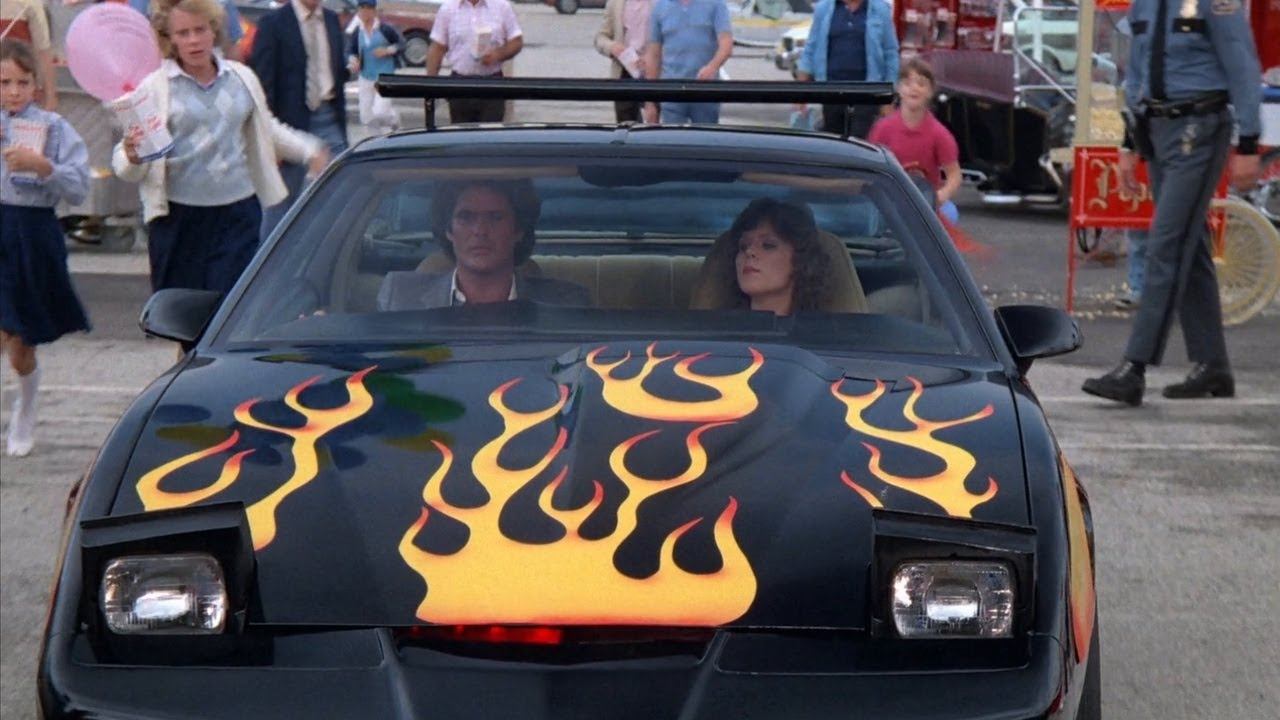 The flame car debut | Knight Rider