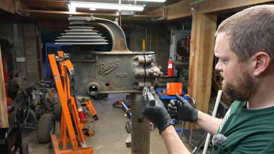 Deep disassembly of a Buffalo No. 18 drill press