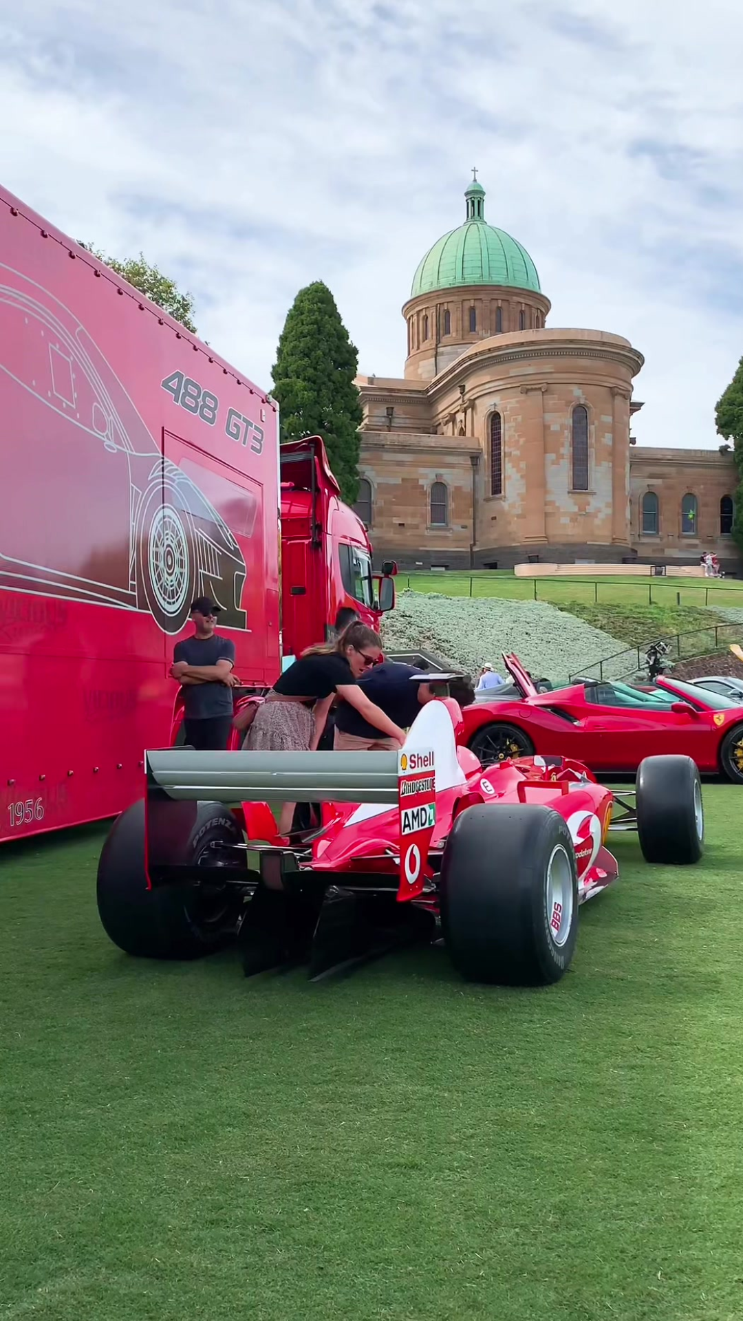 Behind the scenes at last weekend’s Ferrari Concours