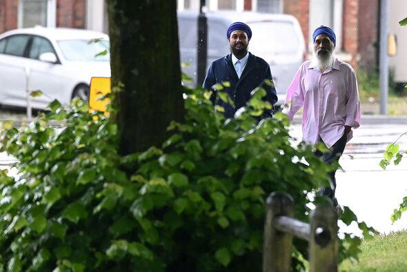Moga Singh (right) and Gurpreet Digwa (left)