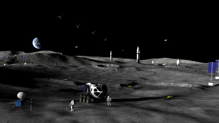 How NASA plans to build a moon base