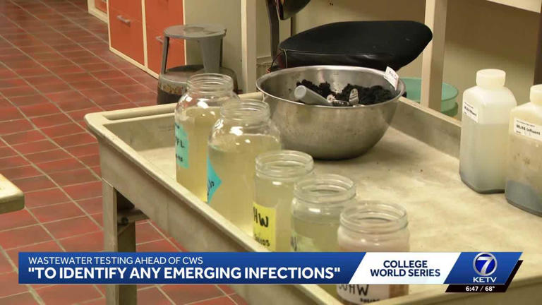 How wastewater testing tracks pathogens during College World Series