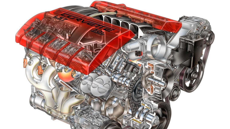 7.0 liters, 505 HP, and 7,000 RPM - the LS7 V8 remains a technological ...