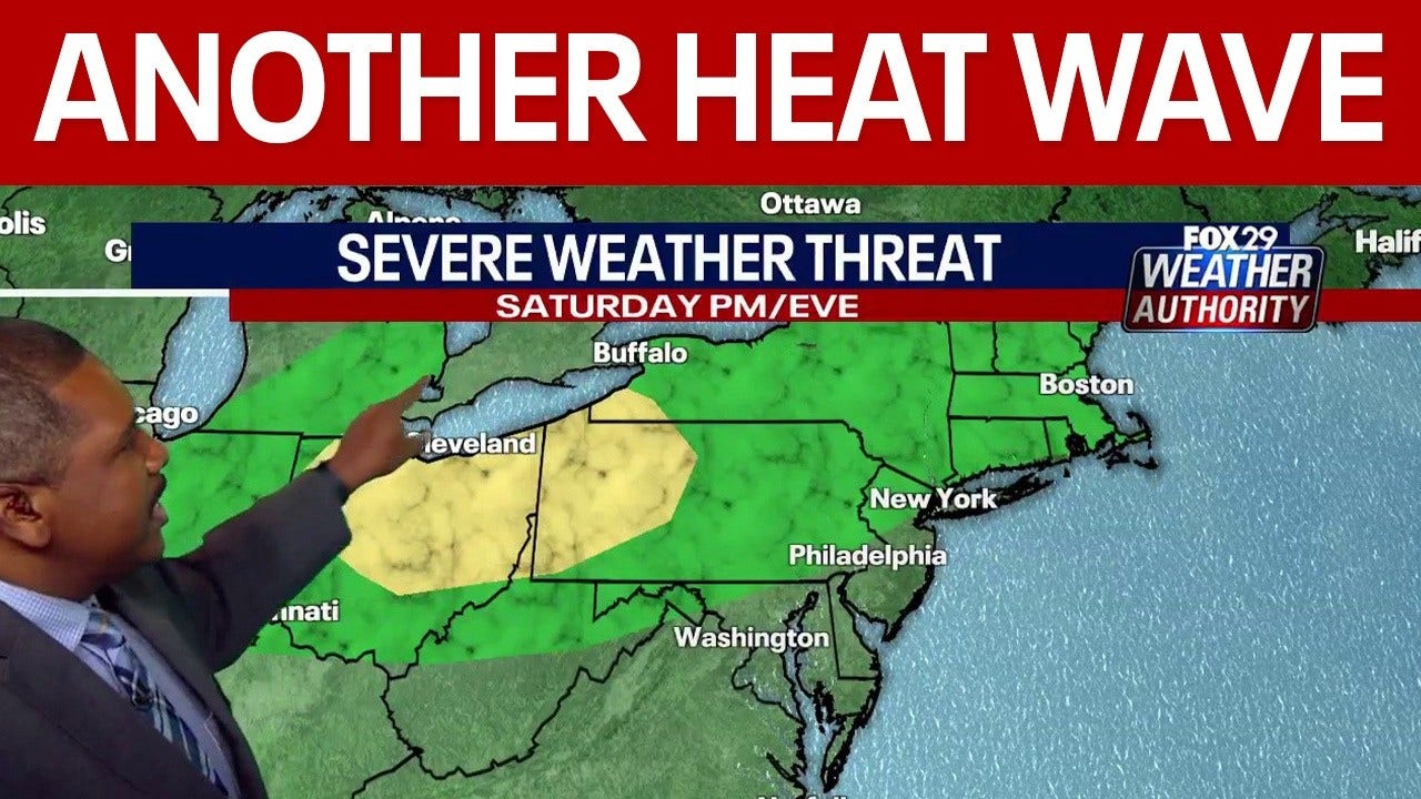 Philadelphia heat wave brings unhealthy air alert, severe storm threat ...