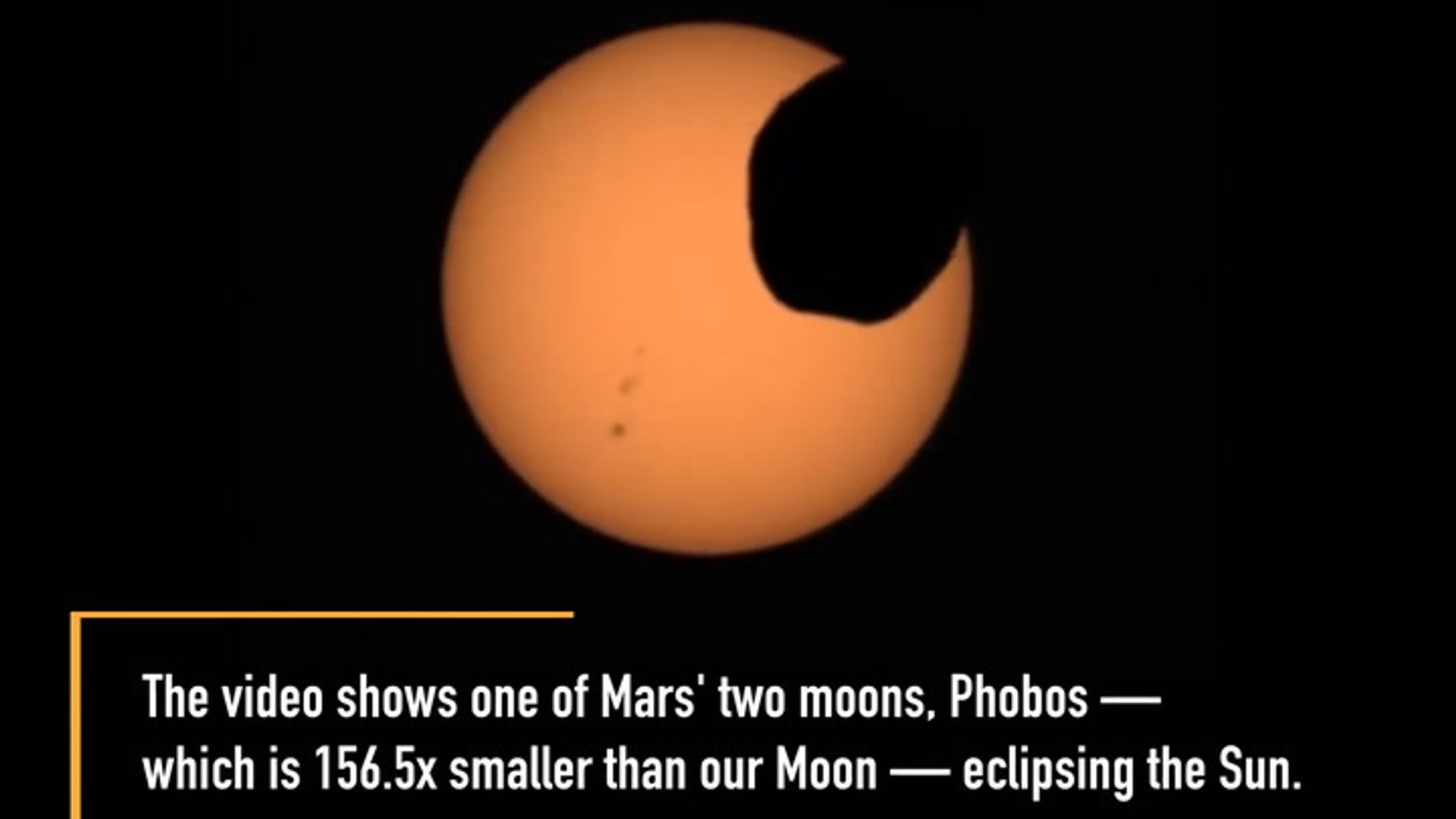 Mars gets solar eclipses too