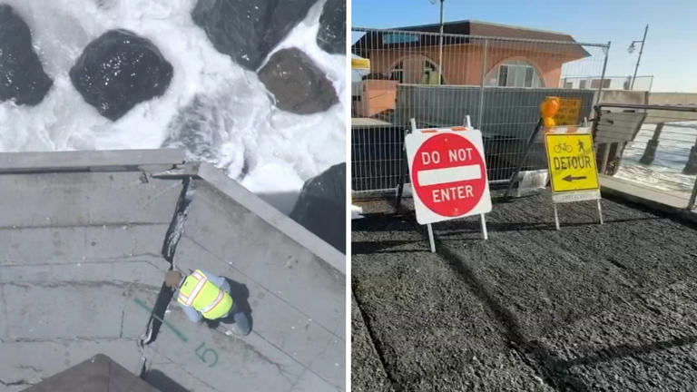 Pacifica Pier closed after massive crack discovered; business at risk ...