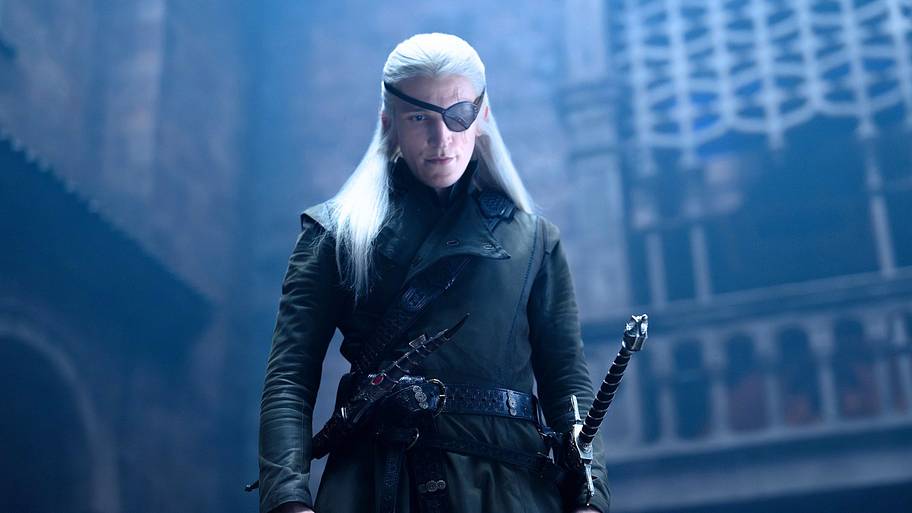 Ewan Mitchell as Aemond Targaryen in House of the Dragon season 3