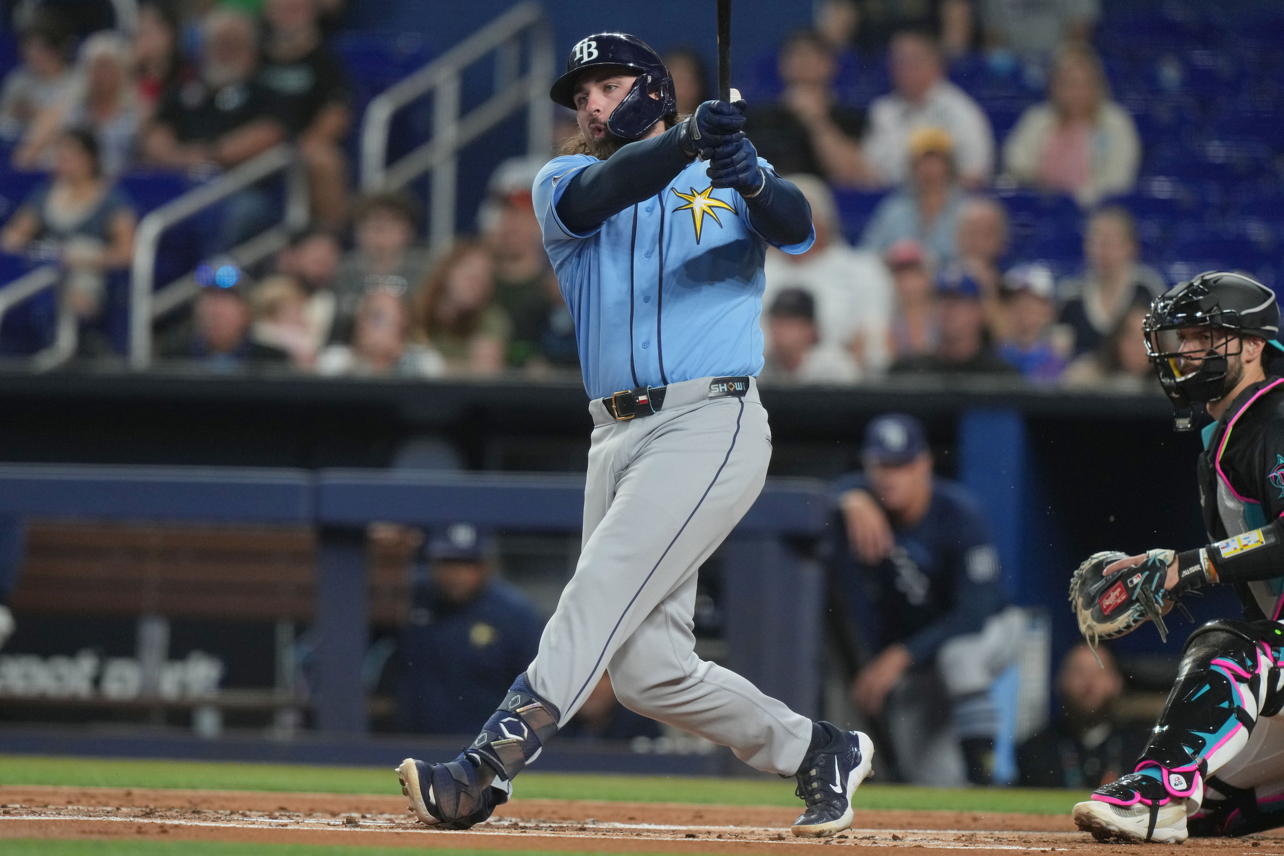 Rasmussen allows 1 hit over 7 innings, Caminero reaches base 5 times as ...