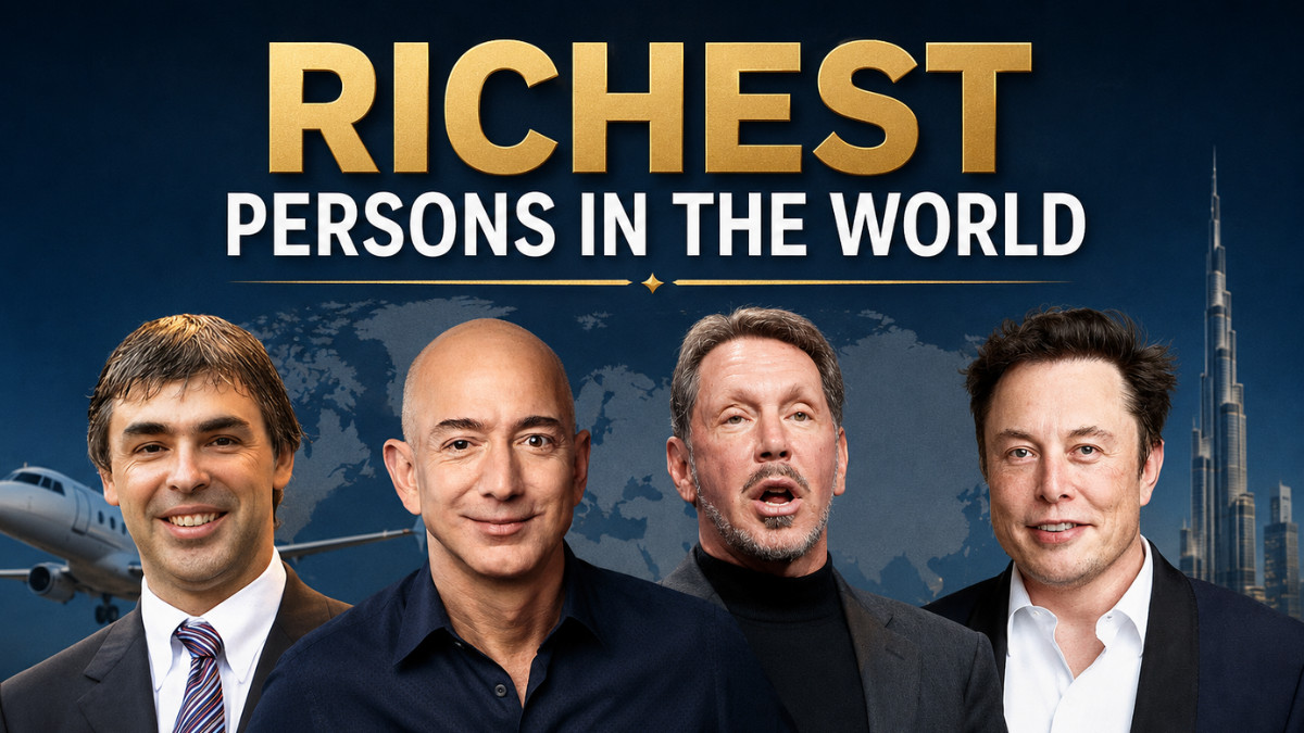 Top 10 richest people in the world in 2026