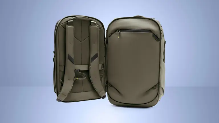 Peak Design’s 2-in-1 travel backpack is a great option for light packers
