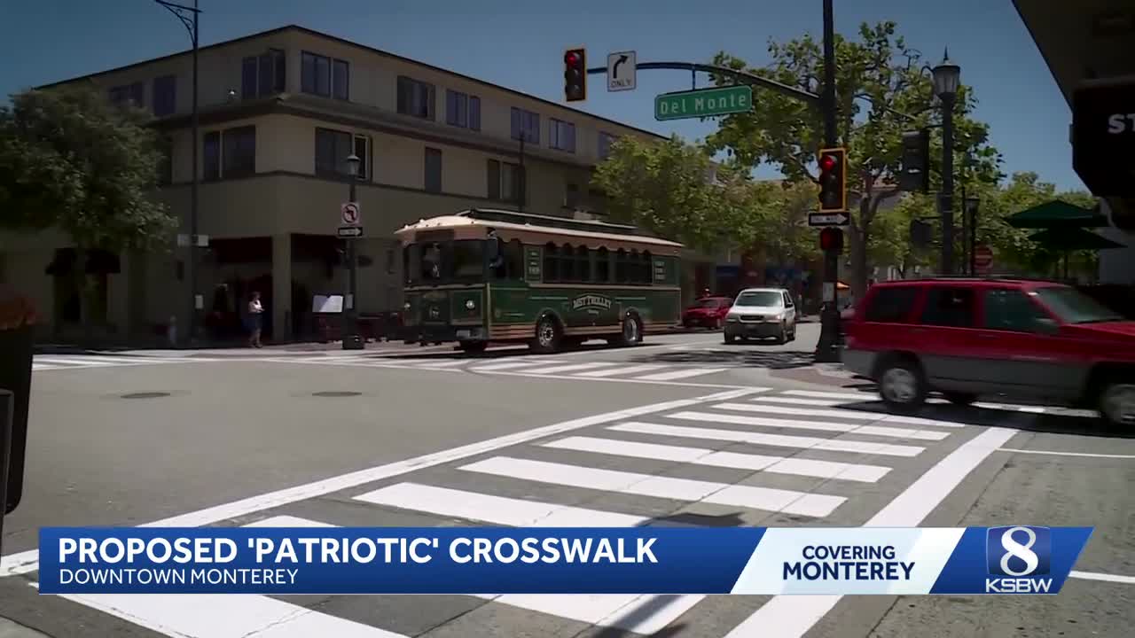Monterey proposal for patriotic crosswalk raises questions about city ...