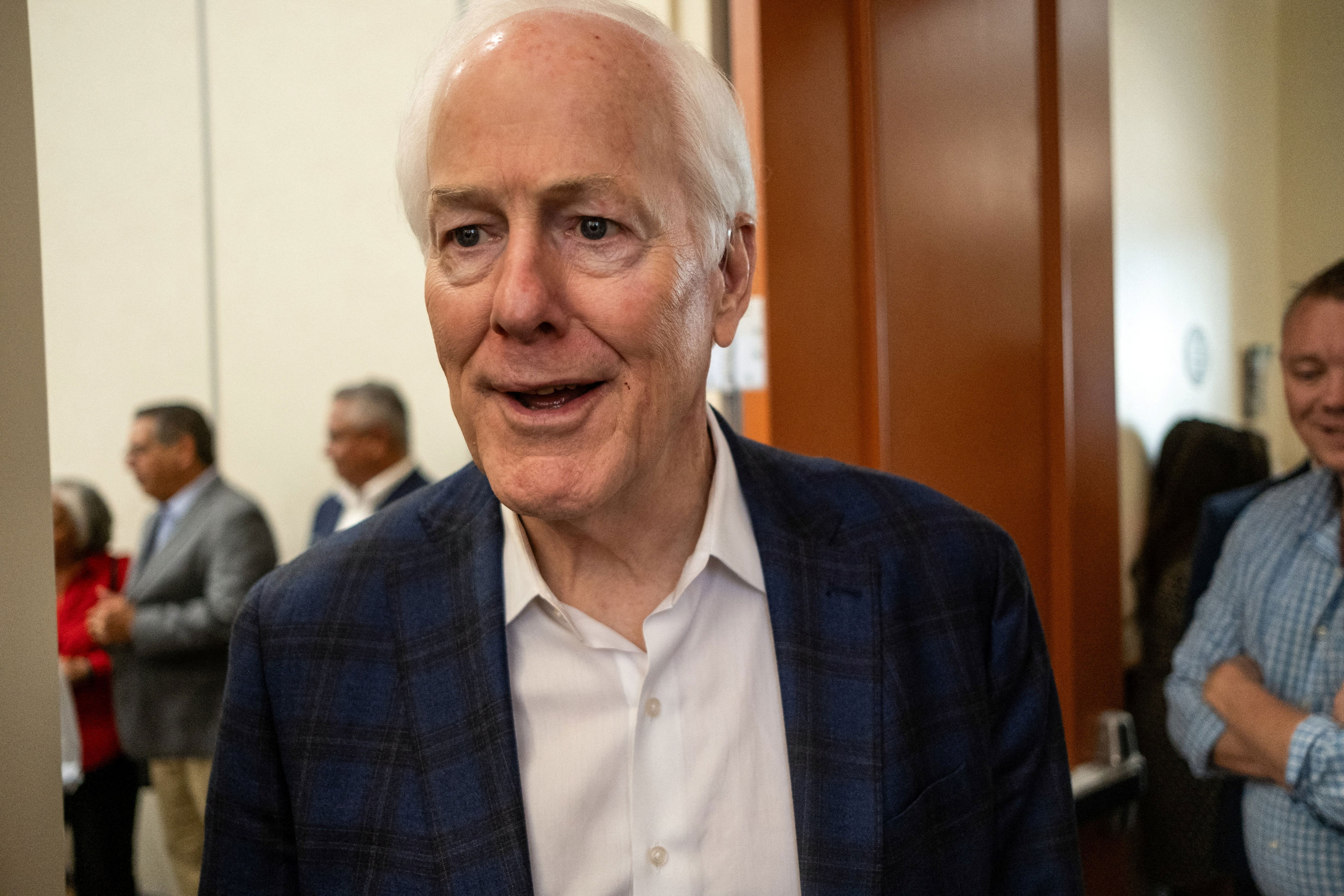 Trump's non-endorsement effectively ended Cornyn's long political career. / Joel Angel Juarez / REUTERS