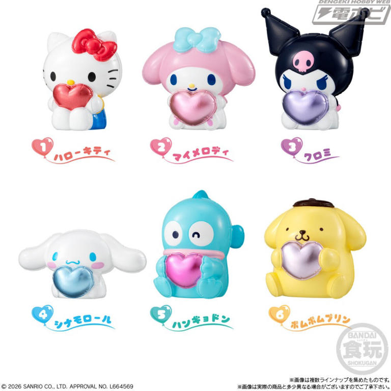 サンリオキャラクターズ」リアルな風船のようなぷっくりデザイン＆ツヤ