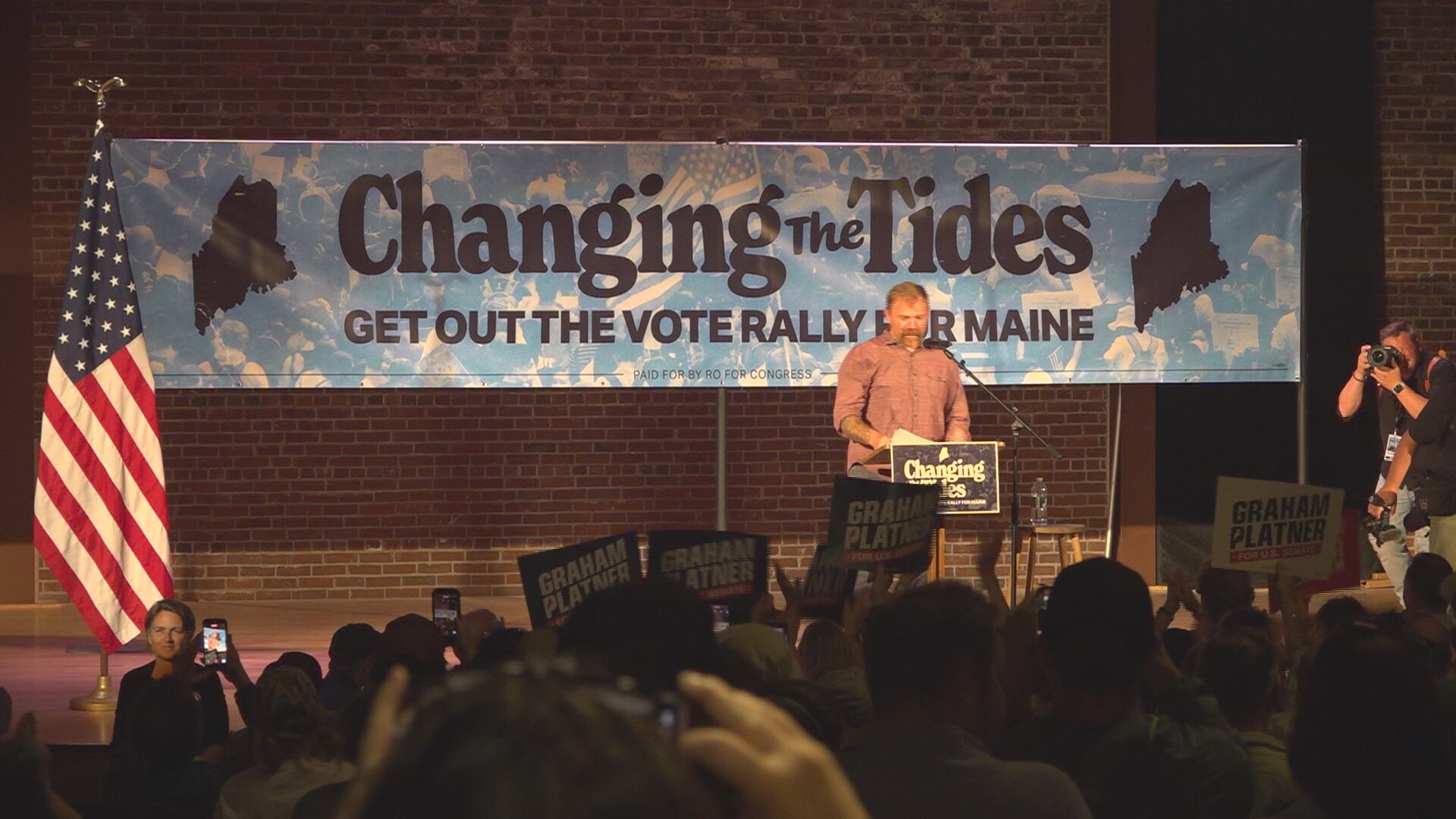 US Senate candidate Graham Platner joins forces with Representative Ro ...