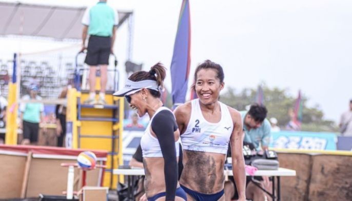 Rondina, Pons stun Aussies to enter Pingtung Open beach volleyball semis