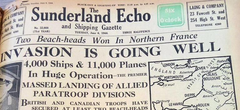 The day Sunderland people woke to the news 'the D-Day invasion is going ...
