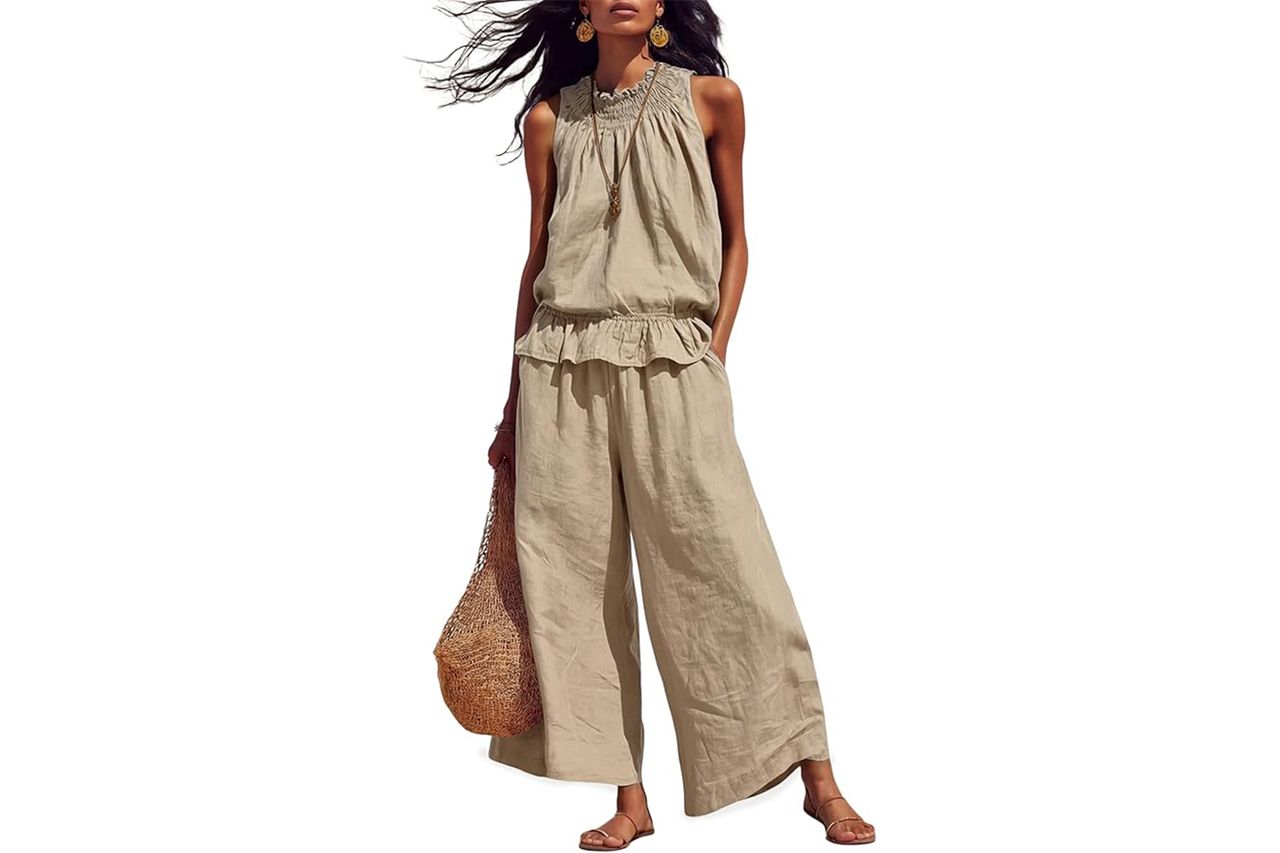 Tanming Linen 2 Piece Outfits