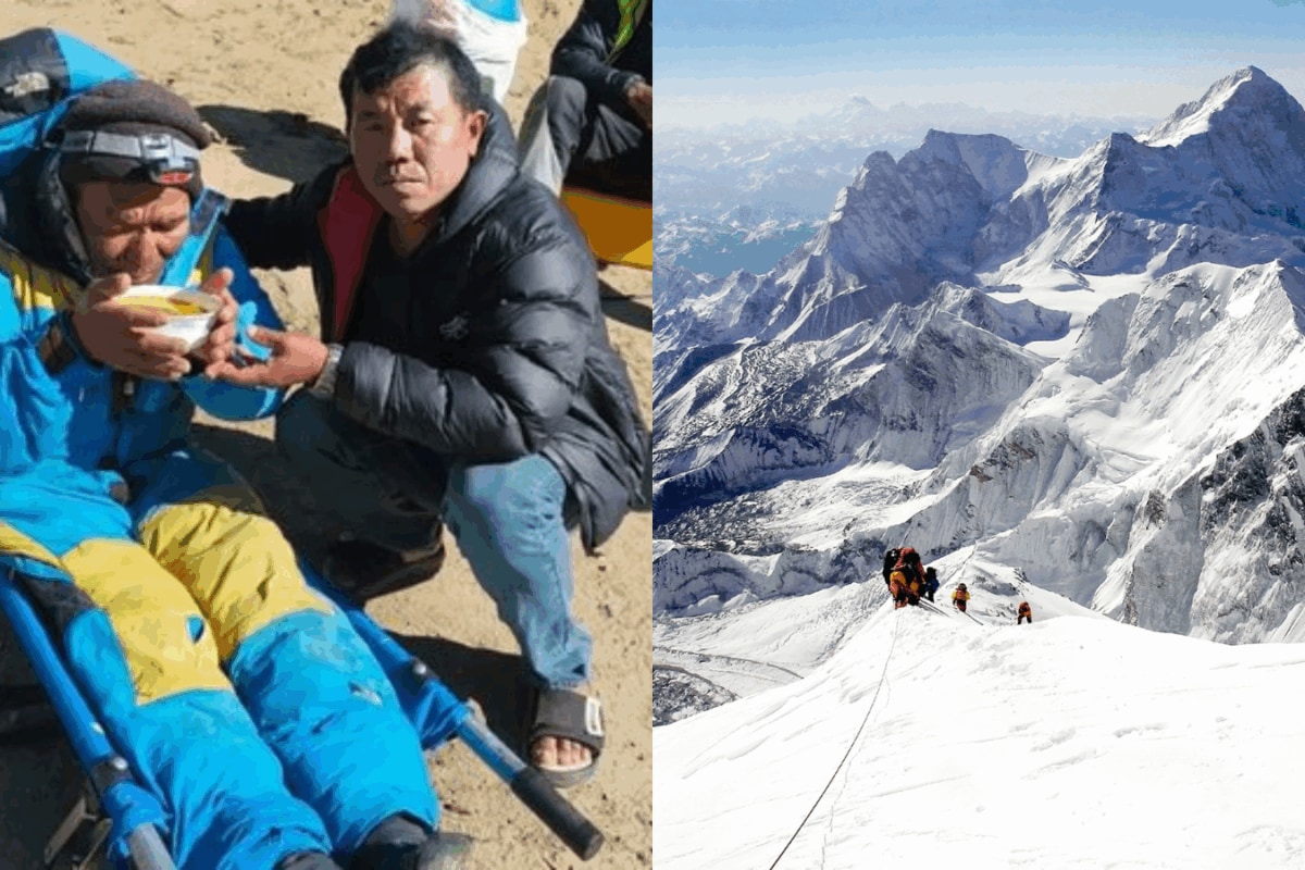 Image for Everest guide survives six brutal days lost on world’s highest peak, crawls back just before family performs last rites