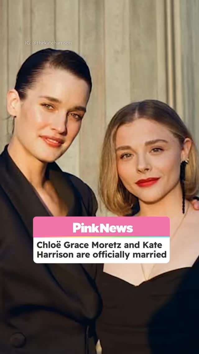 Chloë Grace Moretz marries girlfriend Kate Harrison in private ceremony