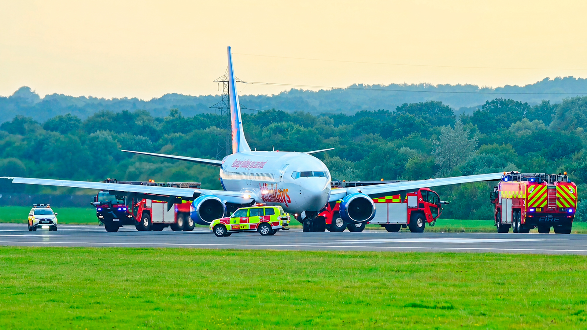 Plane makes emergency landing after engine overheats