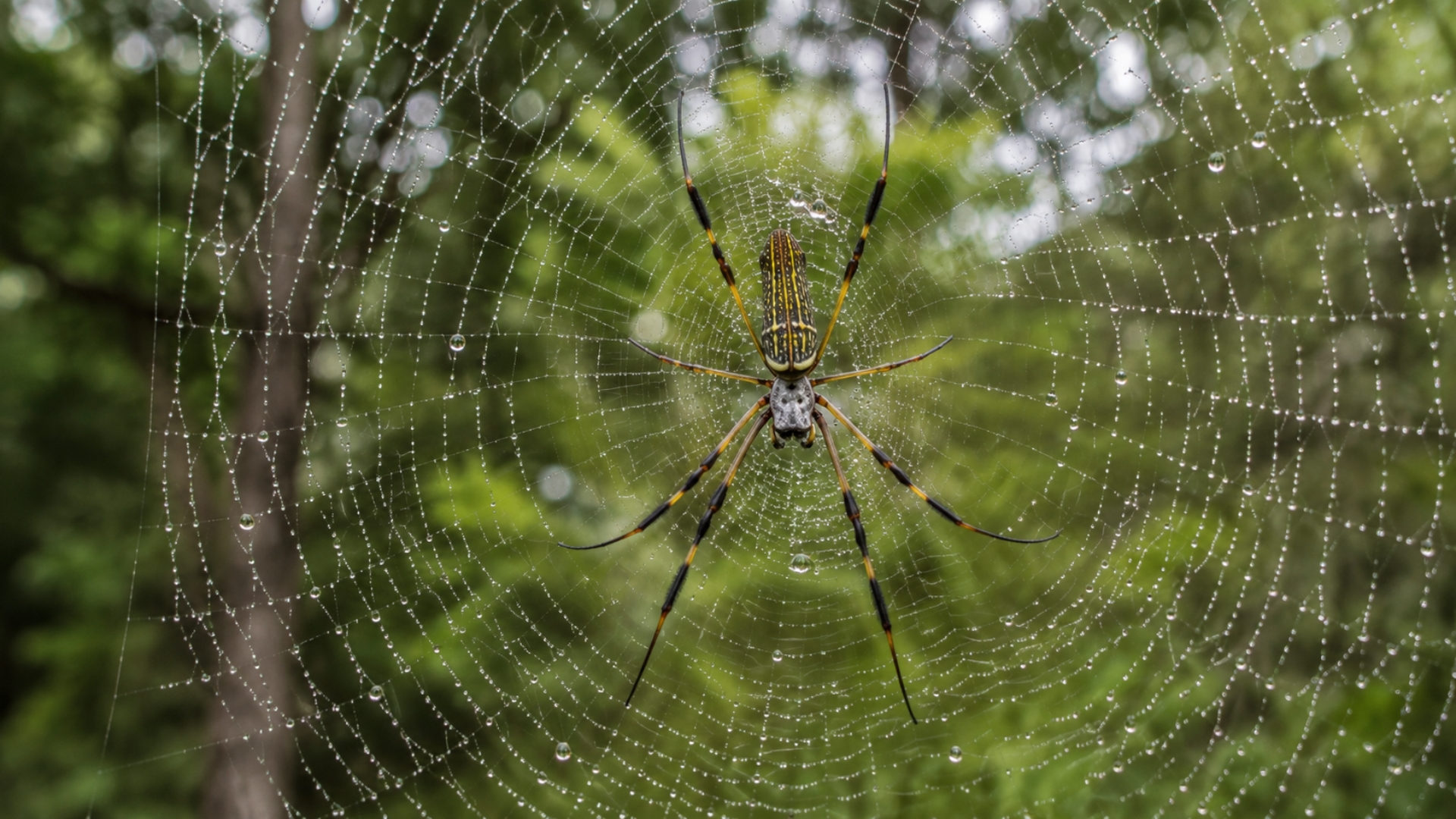 Giant Invasive Spiders Hear Through Their Webs and Detect Heartbeats