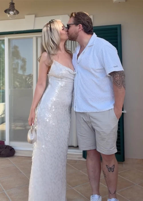 Doireann Garrihy rewears maternity look for Irish designers' wedding