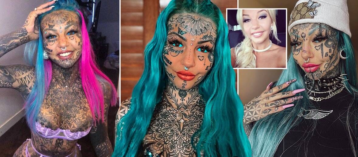 Amber Luke, then and now 