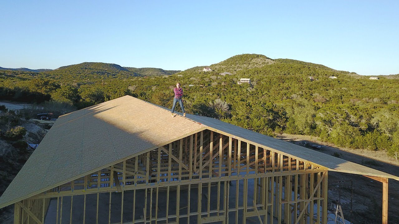 Building my shop: Trusses and patio
