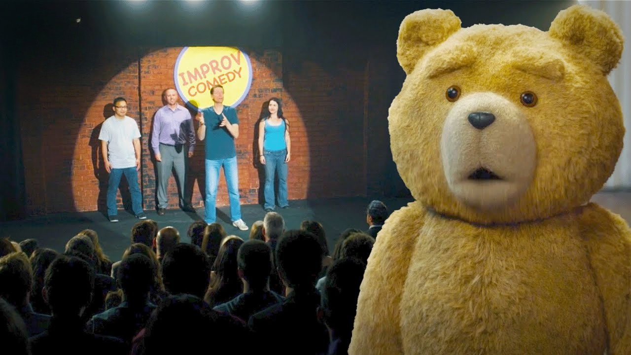 Ted ruins improv night | Ted 2