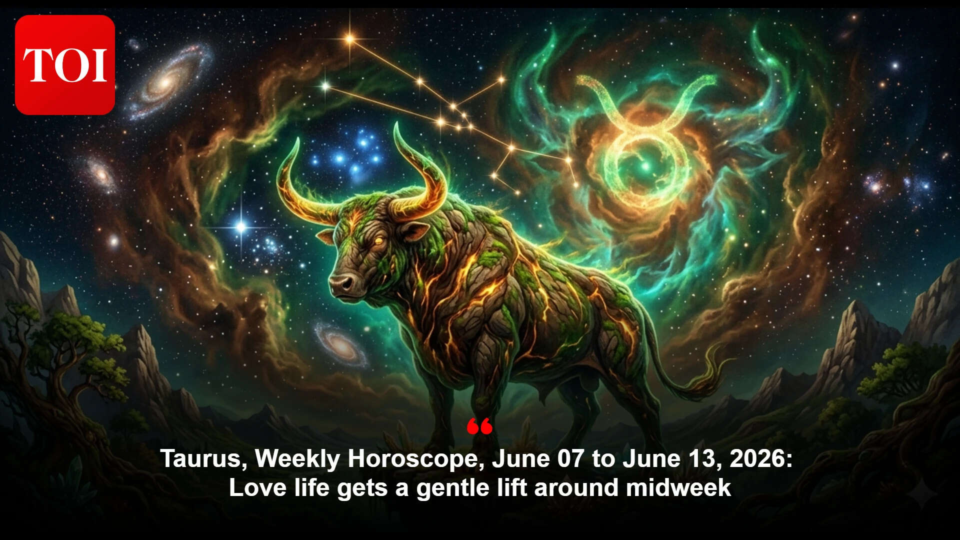 Taurus, weekly horoscope, June 07 to June 13, 2026: Love life gets a ...