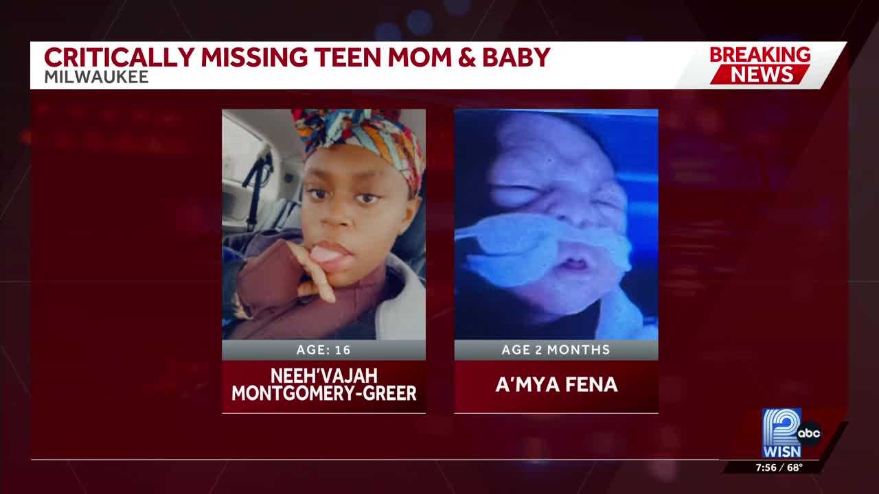 Update: Teenage mother and baby missing from Milwaukee found safe