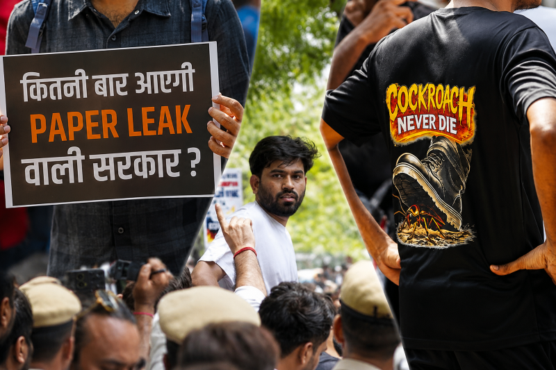 Cockroach Janta Party protest: Six detained as Delhi Police moves to ...