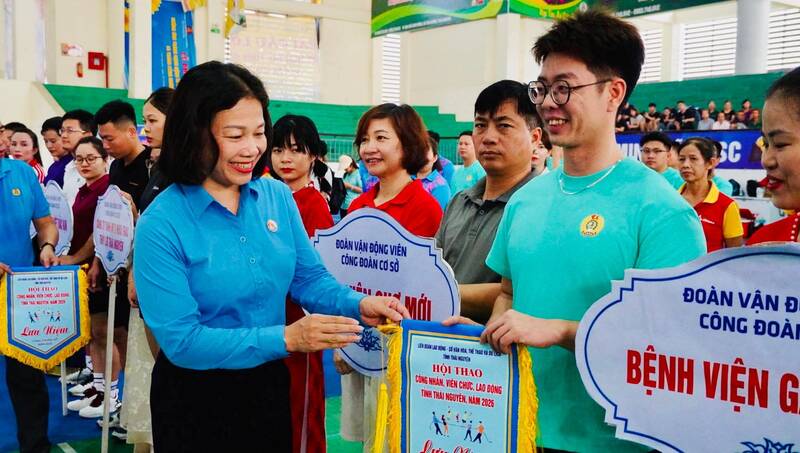 Khai mạc vòng chung kết hội thao công nhân, viên chức lao động tỉnh Thái Nguyên