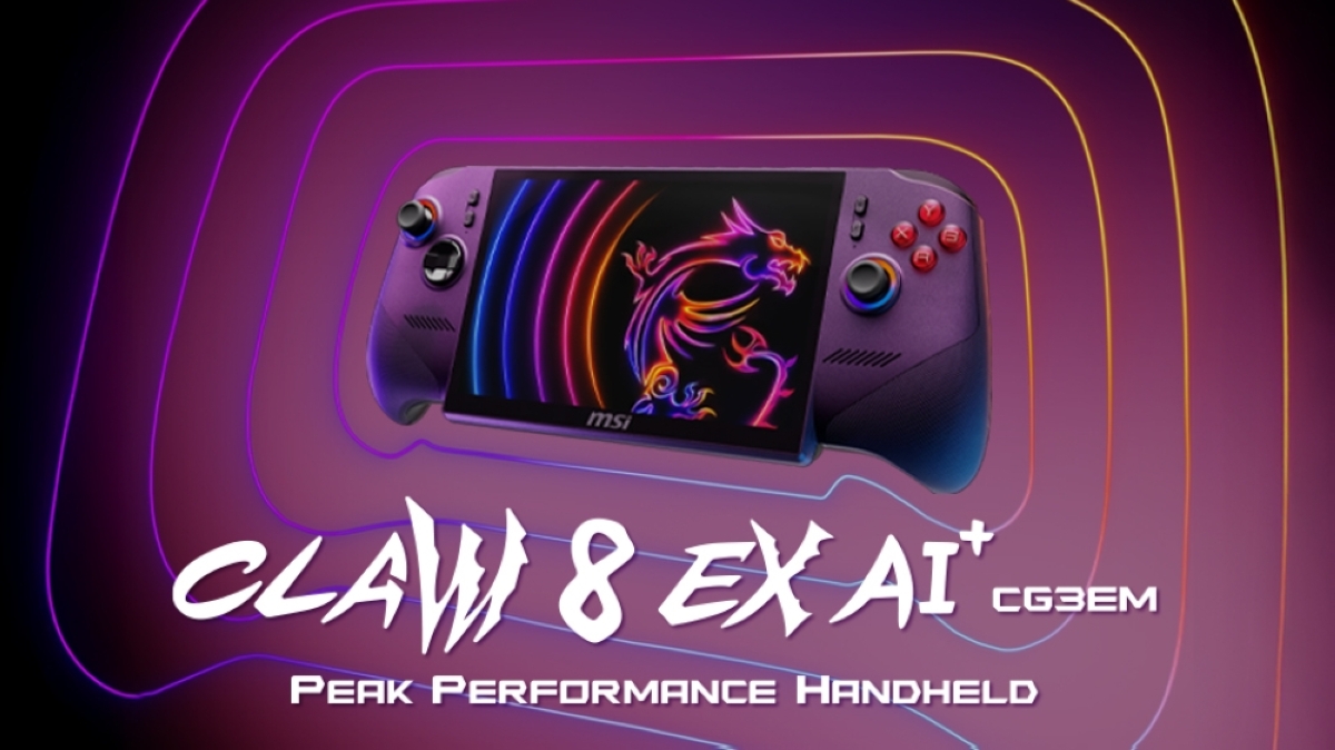 MSI unveils Claw 8 EX AI+ handheld, anniversary laptop lineup