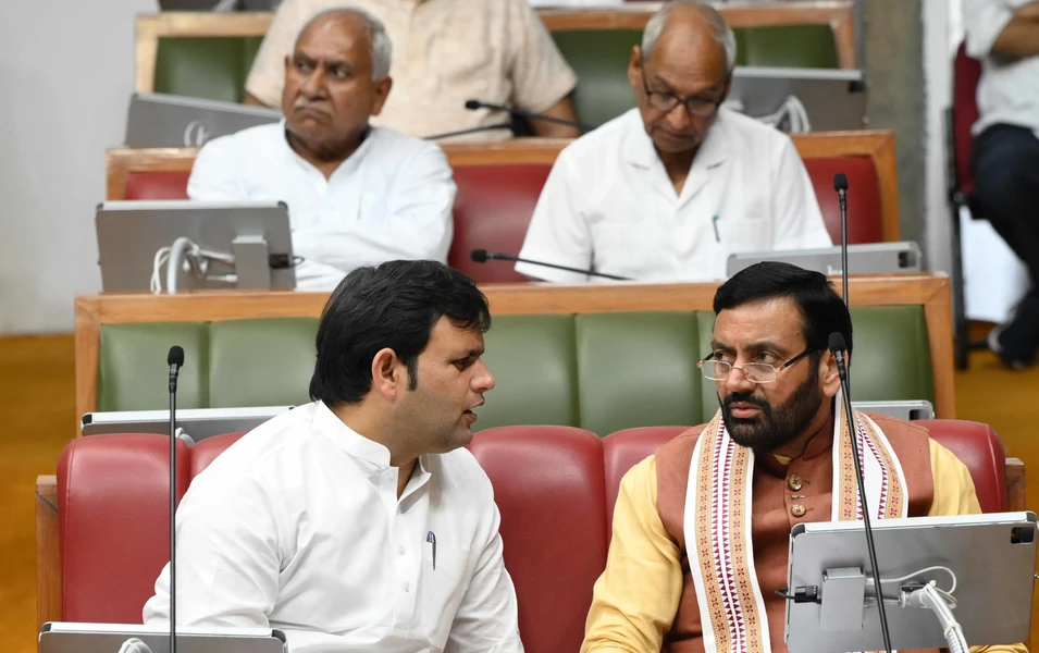 Suspended Congress MLA’s husband joins BJP in Haryana