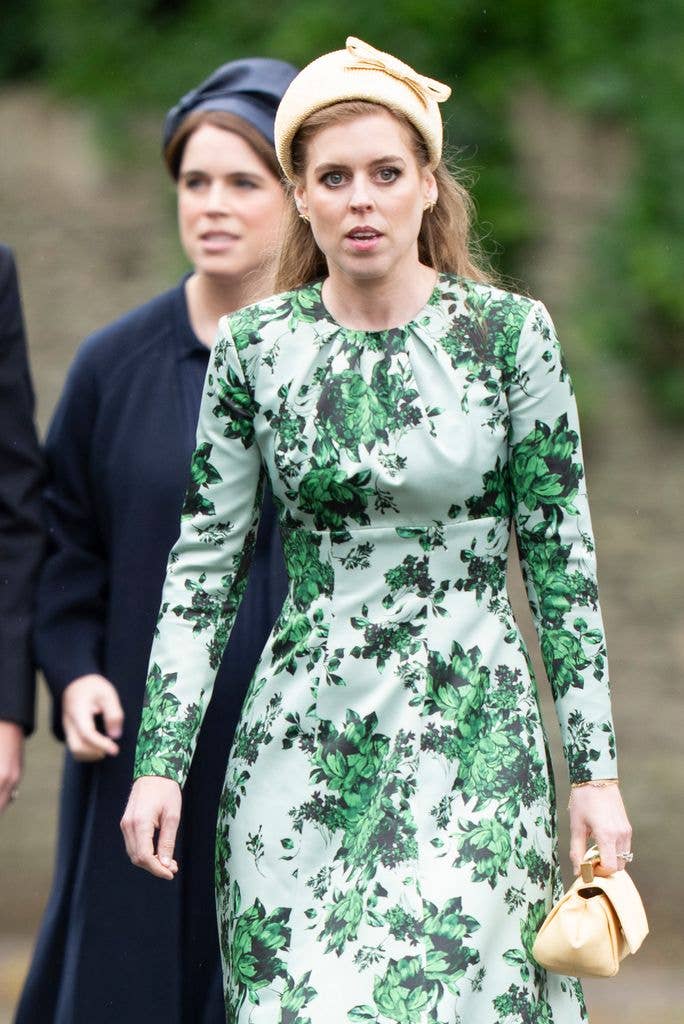 princess beatrice green dress Kate Middleton Wears Princess Beatrice's Green Dress in Ireland