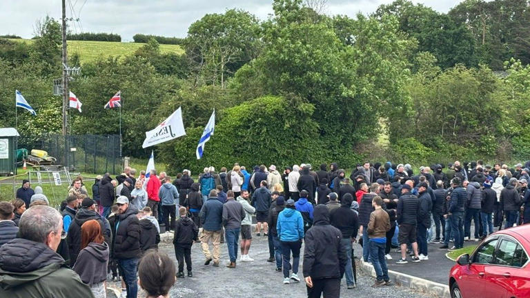 Police operation under way as counter protests take place