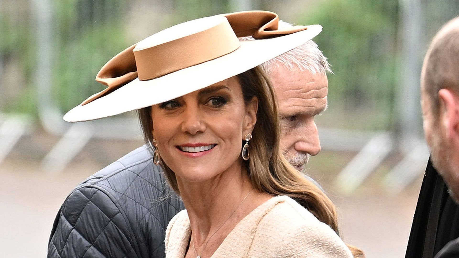 Princess Kate in a boater hat