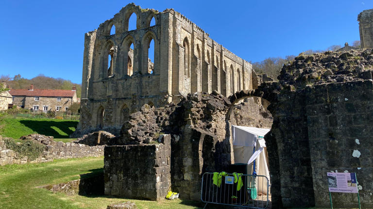 Vats at medieval abbey 'at serious risk' due to rain