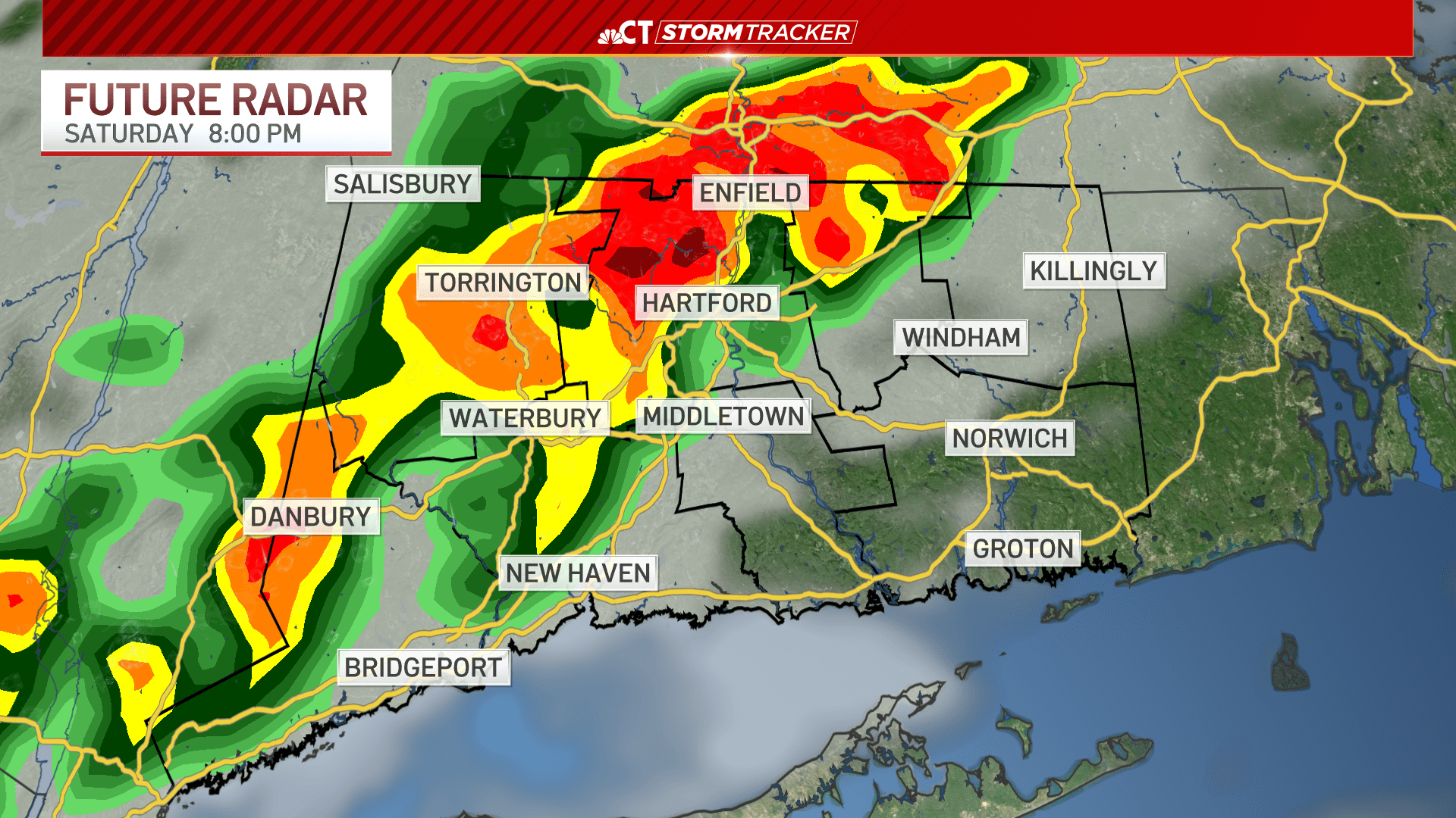 Strong to severe storms possible Saturday evening