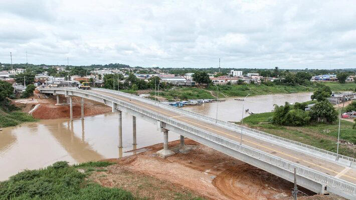 Ponte havia sido entregue em dezembro de 2023 e inaugurada em mar&ccedil;o de 2024. Foto: Pedro Devani/Secom Acre