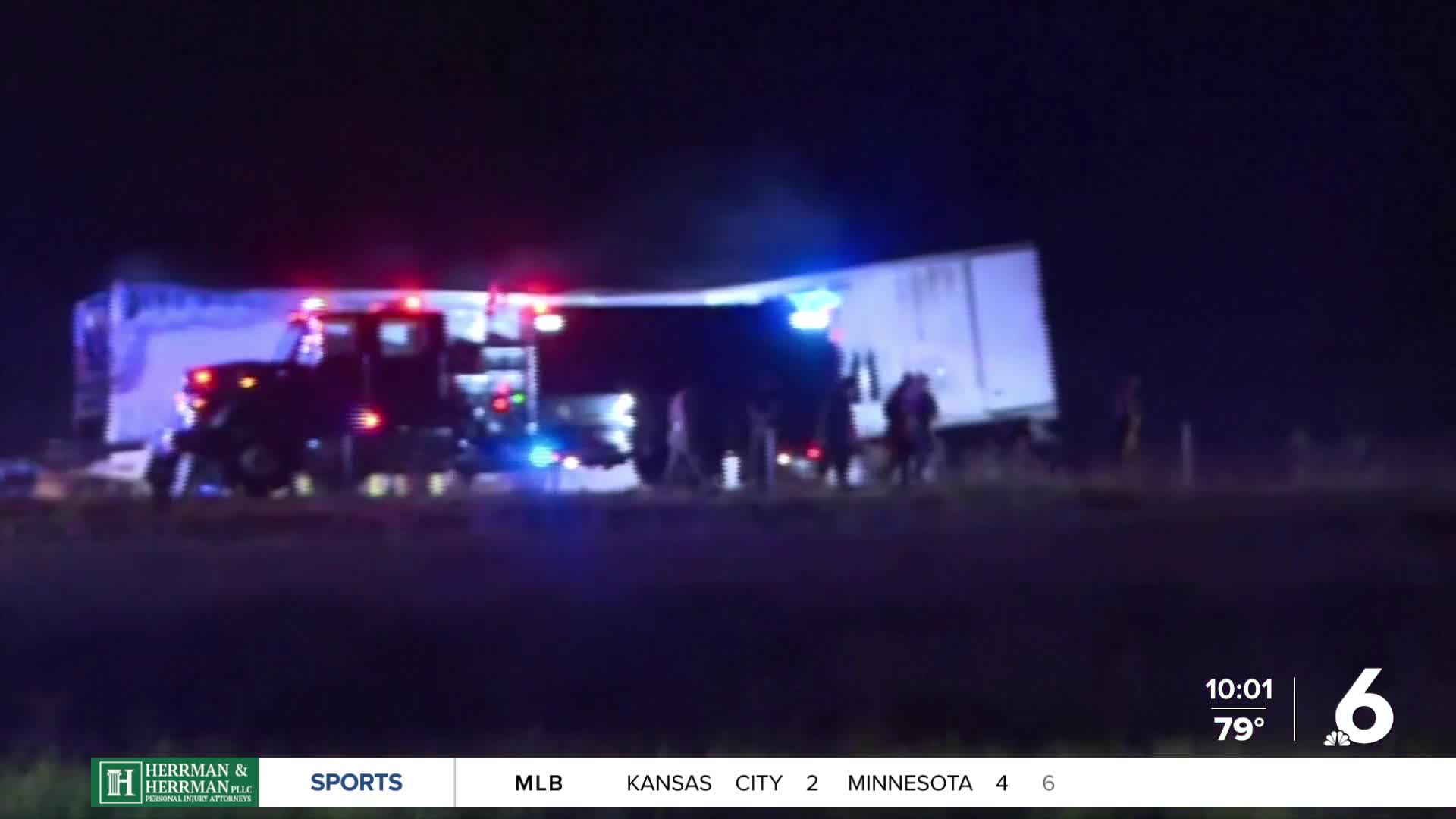 39 migrants rescued from burning trailer after South Texas chase