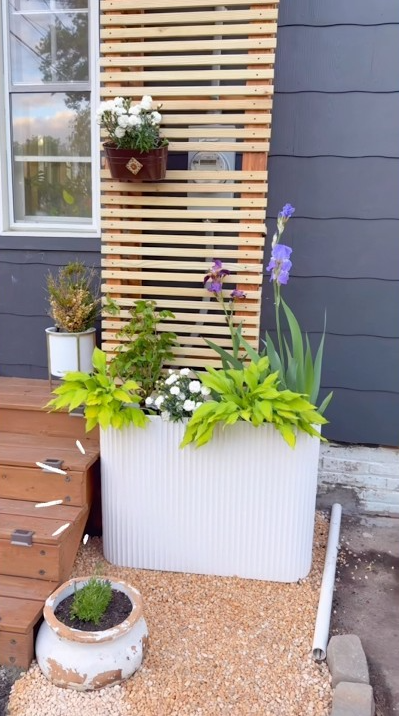 Stylish meter box cover that improves home exterior