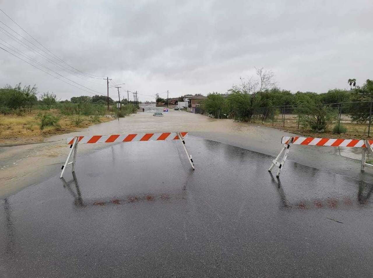 Police announce road closures as flash flood warning issued in Webb County