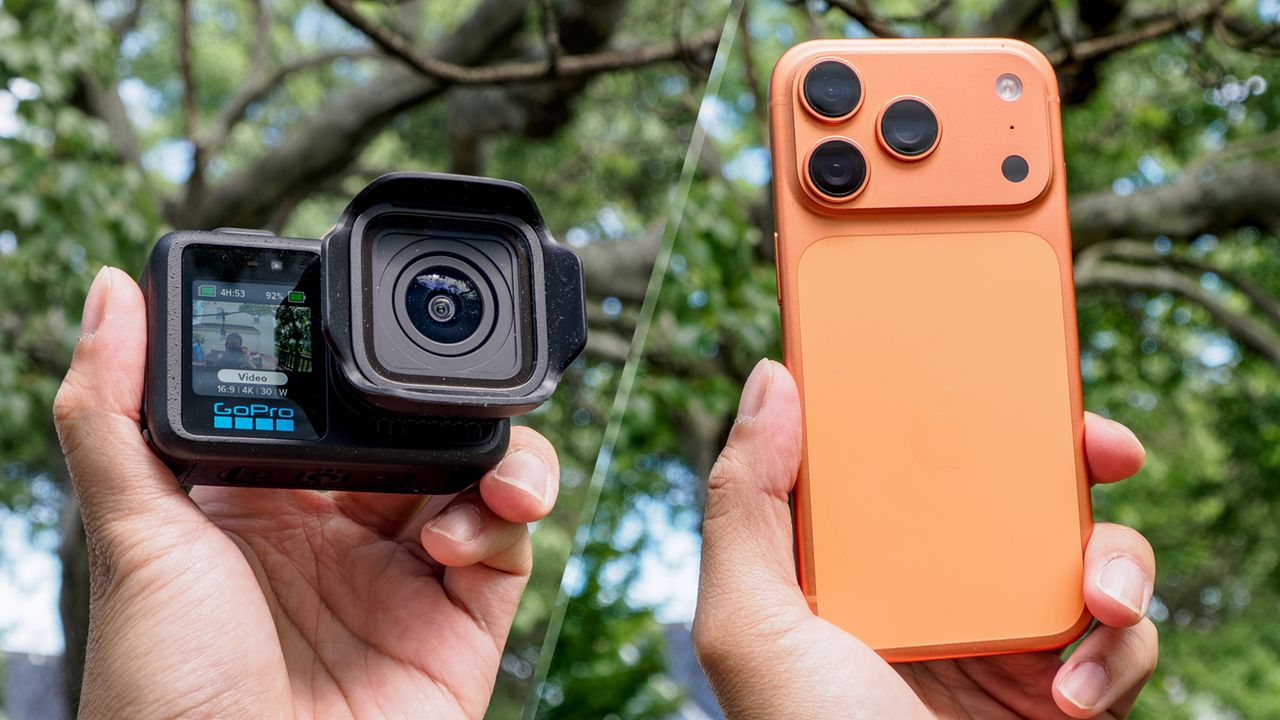 I captured these photos with the GoPro Mission 1 Pro vs iPhone 17 Pro