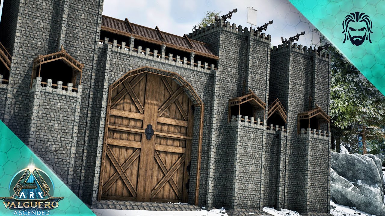 My castle is finally complete in ARK Valguero